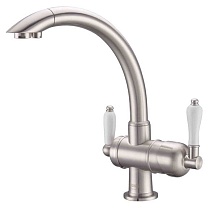 Смеситель Zorg Clean Water ZR 327 YF satin для кухонной мойки