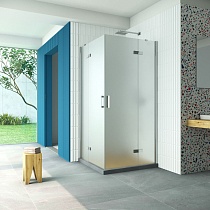 Душевой уголок Vegas Glass AFA Retta 90 08 10 профиль глянцевый хром стекло сатин