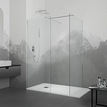 Перегородка для душа RGW WA-020 (WA-010 (2 шт.) + S-1220) (Прозрачное, 800x1000)