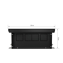 Конвектор внутрипольный Royal Thermo ATRIUM-110/250/2700-DG-U-NA