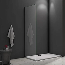 Боковая стенка Good Door Galaxy SP-100-C-B профиль черный