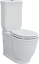 Унитаз-компакт ArtCeram Hermitage с микролифтом, фурнитура хром