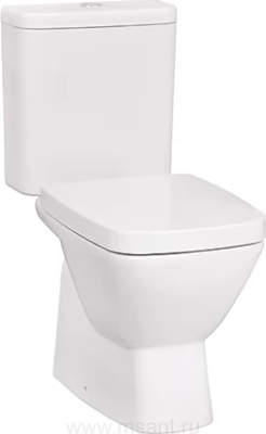 Унитаз-компакт Santek Нео1WH302194 прямой выпуск, двухрежимная арматура Oliveira, сиденье дюропласт softclose