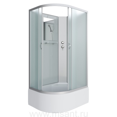 Душевая кабина Niagara Classic NG-2310-14RBK (120х80х200) высокий поддон(40см),стекло матовое 