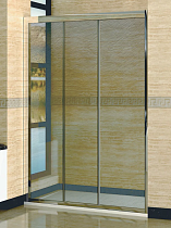 Душевая дверь в нишу RGW Classic CL-11 (1460-1510)х1850 профиль хром, стекло шиншилла