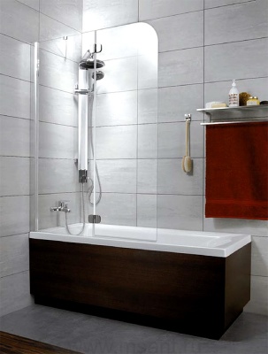 Шторка на ванну Radaway Torrenta PND 100 прозрачное стекло L