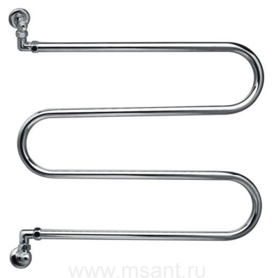 Полотенцесушитель водяной Margaroli Vento 400CR хром