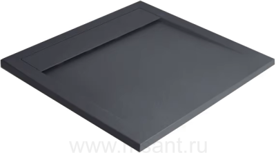 Поддон для душа Radaway Teos C 100x100, antracite