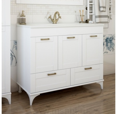 Тумба Sanflor Ванесса 105/2 (Б) раковина Оскар 105