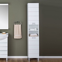 Шкаф-пенал Aquanet Доминика 35 белый