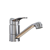 Смеситель для кухни 40k MIXLINE ML03-031 короткий излив б/отв п/гайку (без подводки)