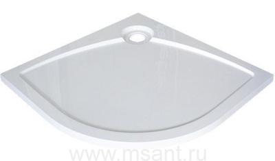 Поддон для душа GuteWetter Deluxe 100x100x4 R белый