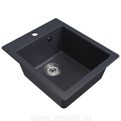 Мойка MIXLINE ML-GM14 антрацит (343), 420*500*190мм