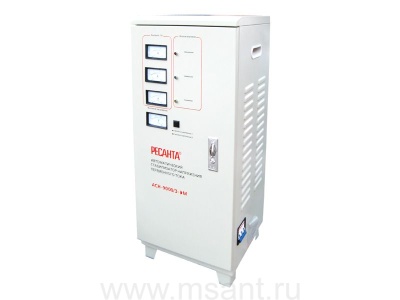Трехфазный стабилизатор электромеханического типа РЕСАНТА ACH-9000/3-ЭМ