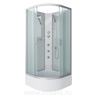 Душевая кабина Niagara Classic NG-3302-14BKG (100х100х200) средний поддон(26см),стекло матовое