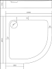 Поддон для душа Good Door Раунд R 100x100