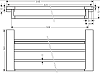 Полка Hansgrohe AddStoris 41751000 для полотенец, хром