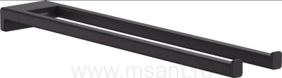 Полотенцедержатель Hansgrohe AddStoris 41770670 матовый черный