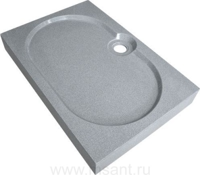 Поддон для душа GuteWetter Deluxe 120x80x16 Q серый