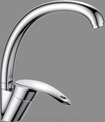 Смеситель для кухни Haiba HB4121-2 крепление на гайке