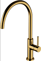 Смеситель Omnires Y Y1251GL для кухонной мойки, золото