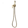 Смеситель ABBER Wasserfall AF8625G с гигиеническим душем, золото матовое