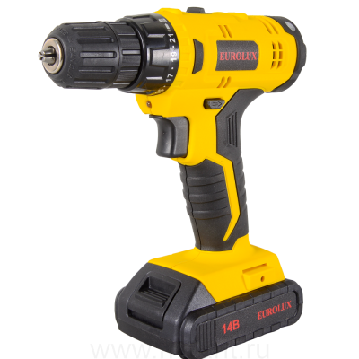 Дрель-шуруповерт аккумуляторная Eurolux ДА-14/2Li