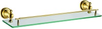 Полка Azario ELVIA стеклянная 52 см, золото (AZ-91103G)