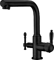 Смеситель Zorg Sanitary ZR 313 YF-33 BLACK для кухонной мойки