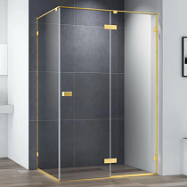 Душевой уголок Cezares Bellagio BELLAGIO-AH-1-120/80-C-BORO 120х80, брашированное золото