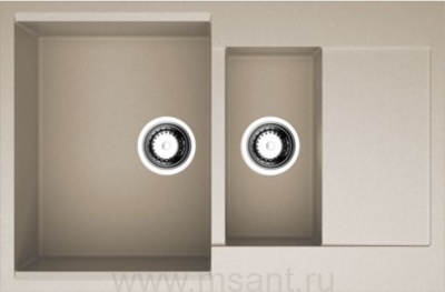 Мойка кухонная Omoikiri Daisen 78-2-SA бежевая