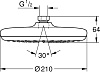 Верхний душ Grohe Tempesta 26410EN0