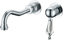 Смеситель для раковины Boheme Brilante Ripresa 347 С ВНУТРЕННЕЙ ЧАСТЬЮ