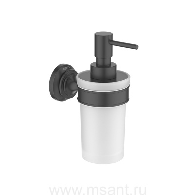 Дозатор Aquatek, матовый черный AQ4505MB КЛАССИК