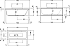 Акриловая ванна Duravit DuraStyle 170x75