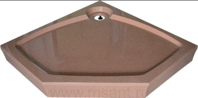 Поддон для душа GuteWetter Deluxe 100x100x16 P терракот