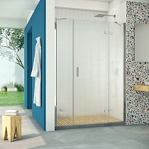 Дверь в душевой проем Vegas Glass AFP-F Retta 160 08 02 R профиль глянцевый хром стекло шиншилла