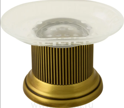 Мыльница Migliore Fortuna бронза