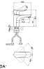 Смеситель D&K Baciano DA1032101 для раковины