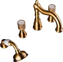 Смеситель Boheme Royal Cristal 391 на борт ванны