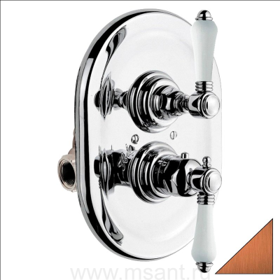 Термостат Nicolazzi Thermostatico 4909BZ78 для душа, бронза