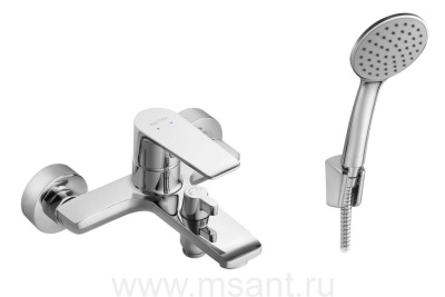 Смеситель Santek Арма для ванны-душа с акссессуарами, хром WH5A10007C001