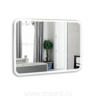 Зеркало AZARIO Стив 915х685 сенсорный выключатель с функцией диммера, подогрев 