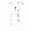 Душевая система 35k MIXLINE ML42-083 