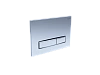 Панель смыва Aquatek Slim Хром матовая (клавиши прямоугольные) KDI-0000024