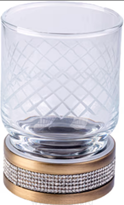Стакан Boheme Royal Cristal Bronze настольный