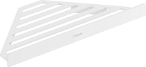 Полка Hansgrohe AddStoris 41741700 угловая, матовая белая