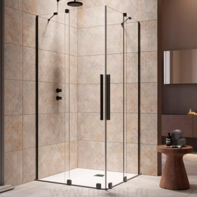 Душевой уголок Radaway Furo Black KDD 90х80