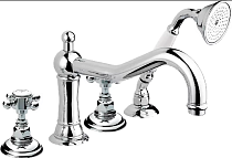 Смеситель Nicolazzi Tradizionale 1449CR70 на борт ванны