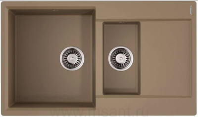 Мойка кухонная Omoikiri Daisen 86-2-CA карамель
